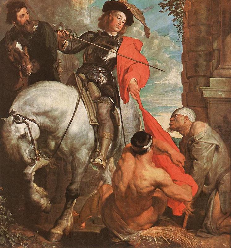 St Martin Dividing his Cloak f, DYCK, Sir Anthony Van